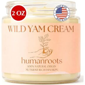Wild Yam Cream - Menopause and PMS Support for Women, 4 oz, Organic Wild Yam Cream for Balance - Made With Chaste Tree Berry and Red Clover (Unscented/Herb-Infused) in Saudi Arabia