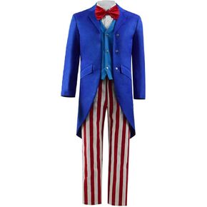 Men Tailcoat Suits Set Uncle Costume Sam Costume Men Halloween Superhero Sam Costume in Saudi Arabia