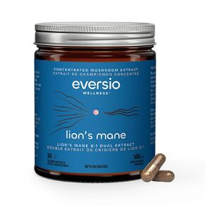 Eversio Wellness Organic Lion’s Mane Capsules – 8:1 Dual Extract, 500mg per Capsule, >35% Beta-Glucans – Fruiting Body Mushroom Supplement for Focus & Memory Support – 60 Vegan Capsules (Focus Now) in Saudi Arabia