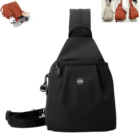 3 in 1 Tote Bag for Women – Waterproof Convertible Backpack, Multi-Compartment Oxford Anti-Theft Commuter Bag for Travel, Work & Daily Use (Black) in Kuwait