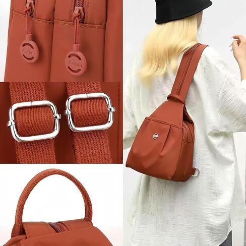 3 in 1 Tote Bag for Women – Waterproof Convertible Backpack, Multi-Compartment Oxford Anti-Theft Commuter Bag for Travel, Work & Daily Use (Black) in Kuwait