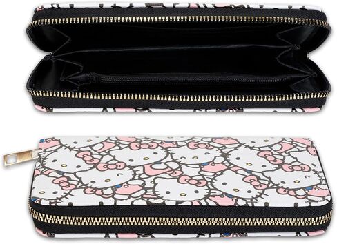 Hello Kitty Mini Backpack with Wallet Set - Bundle with 10" Faux Leather Backpack with Front Pocket and Card Organizer for Women | Hello Kitty Backpack Purse Travel Set in Kuwait