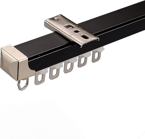 Aluminum Alloy Curtain Tracks,Aluminium Alloy Sliding Curtain Track 1m-6m, Ceiling & Wall Mount, Durable Room Divider Rail, RV & Home Curtains, 13.1ft Adjustable Curtain Rod in Kuwait
