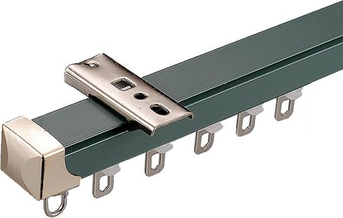 Aluminum Alloy Curtain Tracks,Aluminium Alloy Sliding Curtain Track 1m-6m, Ceiling & Wall Mount, Durable Room Divider Rail, RV & Home Curtains, 13.1ft Adjustable Curtain Rod in Kuwait