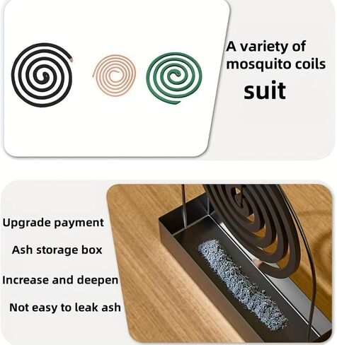 Metal Mosquito Coil Holder – Hanging Incense Burner for Outdoor Camping, Patio & Indoor Use, Rustic Decorative Stand in Kuwait
