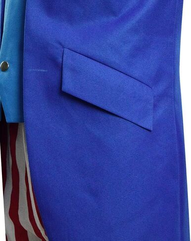 Men Tailcoat Suits Set Uncle Costume Sam Costume Men Halloween Superhero Sam Costume in Kuwait