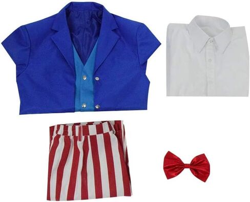 Men Tailcoat Suits Set Uncle Costume Sam Costume Men Halloween Superhero Sam Costume in Kuwait