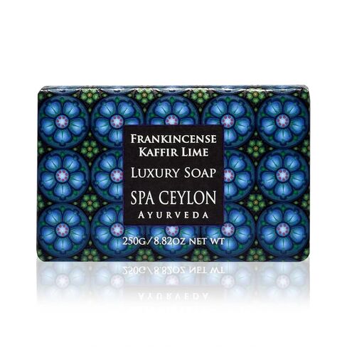SPA CEYLON FRANKINCENSE KAFFIR LIME Luxury Soap | Luxuriously Creamy Natural Cleanser | Moisturize | Soften skin | Paraben Free | 100% Vegetarian | Suitable for all skin types in Kuwait