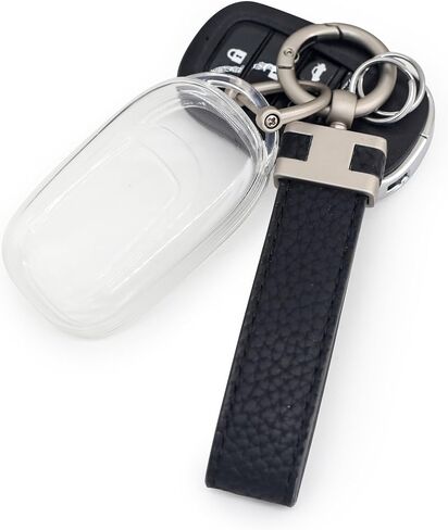 Fit for Honda CRV Key Fob Cover 2025, Smart Key Case for Accord Civic HRV Pilot Sport SI EX EXL 2022/2023/2024, Keys Shells with Carbon Fiber Keychain(BTTMA Black) in Kuwait