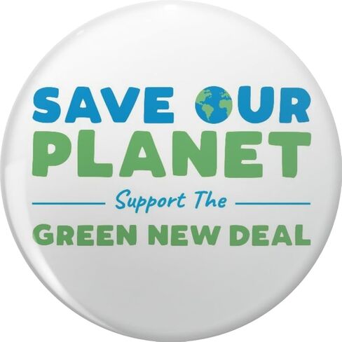 Climate Change - Support the Green New Deal Pin Lapel Pin Cute Brooch Pins Badges 0.75" in Kuwait