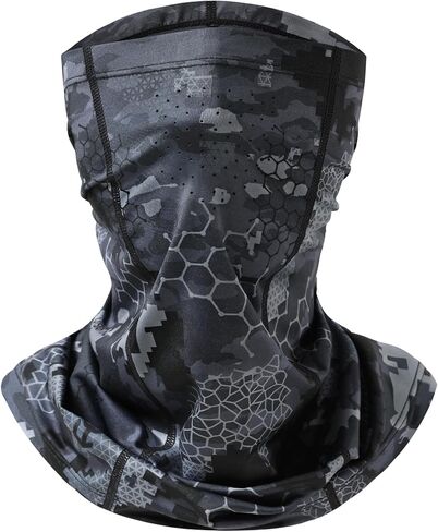 UPF 50+ Tactical Balaclava Neck Gaiter UV Sun Scarf Face Mask for Men Women Hunting Shooting Outdoor in Saudi Arabia