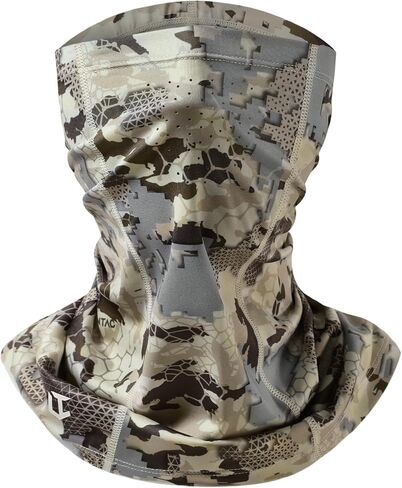 UPF 50+ Tactical Balaclava Neck Gaiter UV Sun Scarf Face Mask for Men Women Hunting Shooting Outdoor in Saudi Arabia