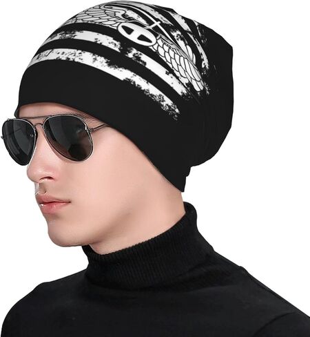 Army Air Assault Wings USA American Flag Adult Knit Hat Beanie Hat Winter Warm Stretch for Men Women6115 in Kuwait