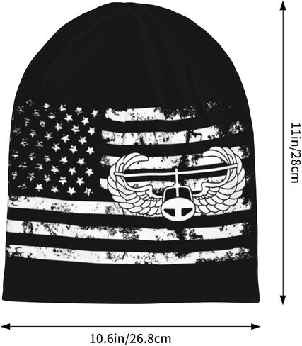 Army Air Assault Wings USA American Flag Adult Knit Hat Beanie Hat Winter Warm Stretch for Men Women6115 in Kuwait