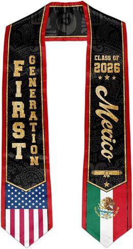 First Generation Graduation Stole Class of 2026 Graduation Sash for College High School University Graduates in Saudi Arabia