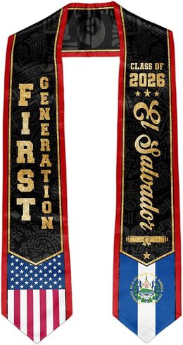First Generation Graduation Stole Class of 2026 Graduation Sash for College High School University Graduates in Saudi Arabia