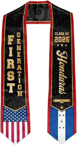 First Generation Graduation Stole Class of 2026 Graduation Sash for College High School University Graduates in Saudi Arabia