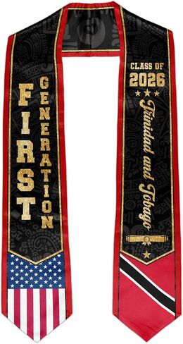 First Generation Graduation Stole Class of 2026 Graduation Sash for College High School University Graduates in Saudi Arabia