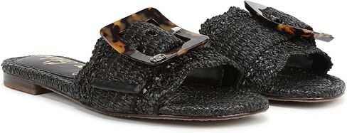 صندل نسائي من Sam Edelman بامبي سلايد أسود 7 M in Kuwait