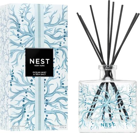 NEST New York Scented Decorative Reed Diffuser, Ocean Mist & Sea Salt - 5.9 oz in Saudi Arabia