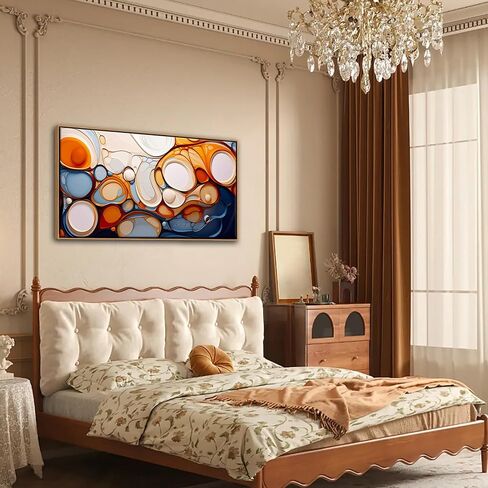 Abstract Wall Art - Colorful Canvas Wall Pictures, Framed for Living Room Decor - Modern Large Wall Art - Above Bed Wall Decor for Dedroom -Oil Painting Wall Art in Saudi Arabia