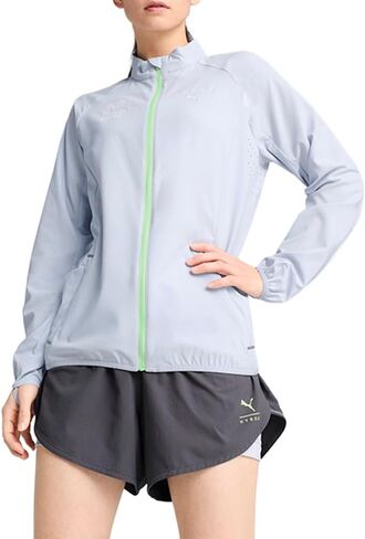 PUMA Womens X Hyrox Ultraweave Jacket Athletic Outerwear Casual - Blue in Kuwait