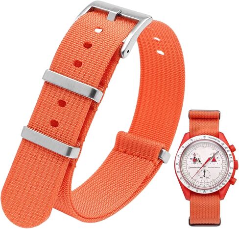 Military Nylon Watch Band 18mm 20mm 22mm 24mm Premium High Density Durable Comfortable Sport Ballistic Nylon Replacement Watch Straps with Stainless Heavy-Duty Buckle for Men Women in Kuwait