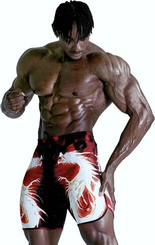 FIED Mens Physique Shorts Posing Trunks Competition Double Dragon in Saudi Arabia