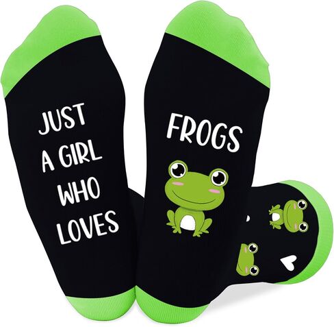 Frog Gifts for Women and Girls Cute Funny Frog Lovers Themed Accessories Socks Presents Christmas Birthday Stocking Stuffers Easter White Elephant Galentines Thank You Valentines Gifts in Kuwait