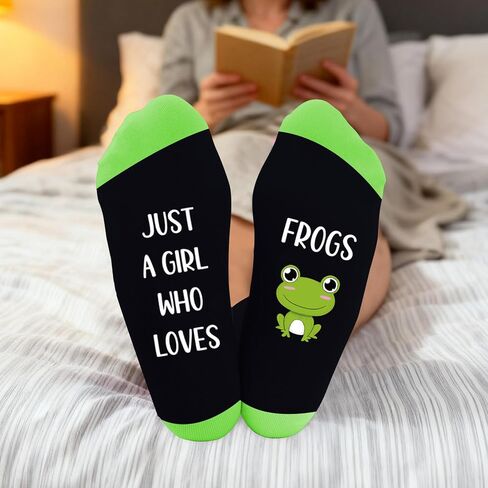 Frog Gifts for Women and Girls Cute Funny Frog Lovers Themed Accessories Socks Presents Christmas Birthday Stocking Stuffers Easter White Elephant Galentines Thank You Valentines Gifts in Kuwait