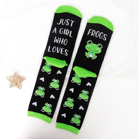 Frog Gifts for Women and Girls Cute Funny Frog Lovers Themed Accessories Socks Presents Christmas Birthday Stocking Stuffers Easter White Elephant Galentines Thank You Valentines Gifts in Kuwait