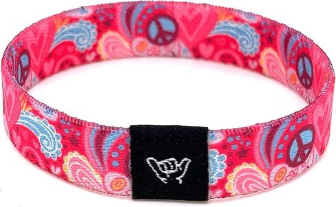 Hang Loose Bands - Coastal Surfer Beach Bracelet for Men, Women & Teens - Comfy Summer - Boho Reversible Wristband - Hippie Chick | Small: 6.5" (most common fitting size) in Saudi Arabia