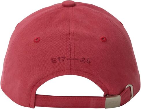 Cotton Brushed Baseball Cap Logo Adjustable Unisex Casual Streetwear Hat Red in Saudi Arabia