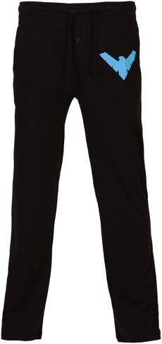 DC Comics Batman Nightwing Logo Adult Lounge Pants - Black (Large) in Kuwait