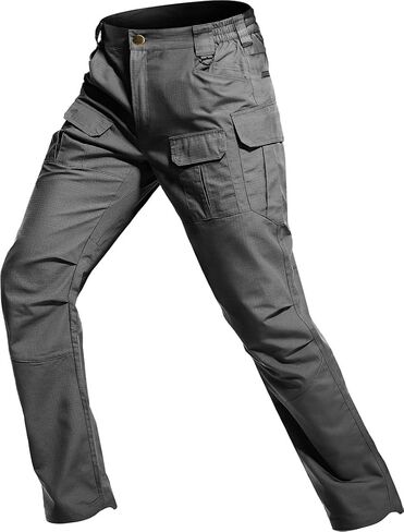 GARTENBOKER Men's Ripstop Tactical Pants Water Resistant Cargo Pants Outdoor Lightweight EDC Hiking Work Construction Pants in Saudi Arabia