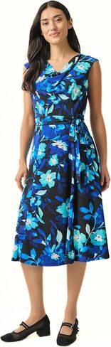 Kasper Women's Cowl Nk Seamed Flare Dress in Kuwait