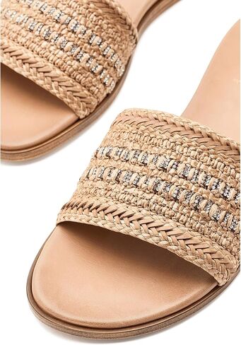 Seychelles Womens Destination Slide Casual Sandals Casual - Black in Kuwait