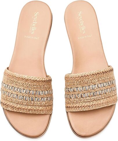 Seychelles Womens Destination Slide Casual Sandals Casual - Black in Kuwait