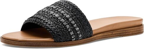 Seychelles Womens Destination Slide Casual Sandals Casual - Black in Kuwait
