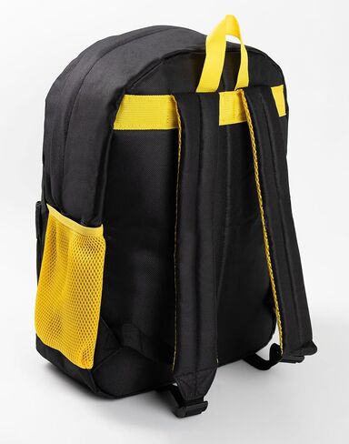 Nirvana Unisex Black Logo Backpack | Durable Fabric with Front Pocket & Side Mesh Pockets Bag Music Band Merch in Saudi Arabia