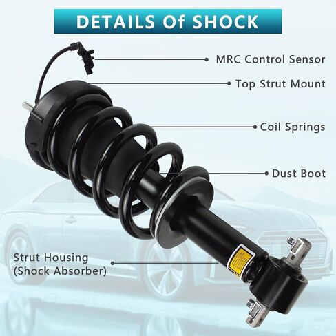 1643206013 Front Shock Absorber Air Suspension Struts with ADS Compatible with Mercedes Benz W164 X164 ML-Class 2005-2011 GL-Class 2007-2012(Single) in Saudi Arabia