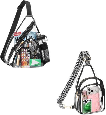 HULISEN Clear Sling Bag for Stadium Events in Saudi Arabia