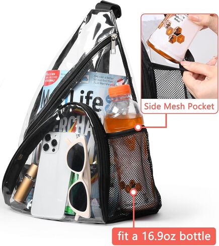 HULISEN Clear Sling Bag for Stadium Events in Saudi Arabia