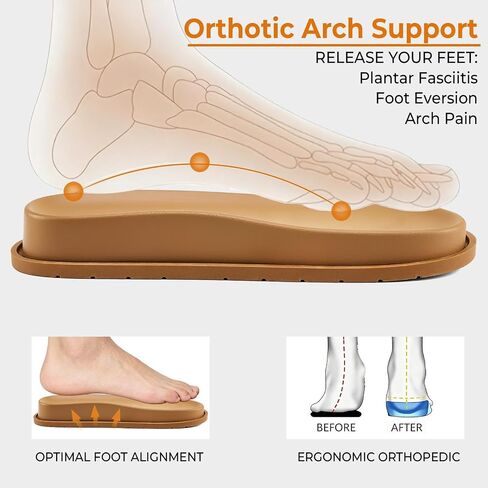 100% Genuine Suede Clogs for Women Footbed Arch Support Sandals Slip on Cushion Slides in Kuwait