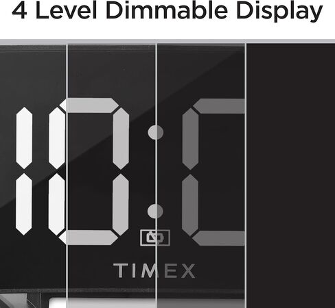 Timex Alarm Clock for Bedroom with Large Display and Battery Backup (T334) in Kuwait