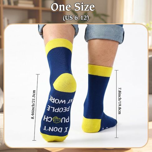 Coworker Gifts - Work Bestie Anniversary Socks, Funny Office Friendship Boss Day Birthday Employee Appreciation Retirement Galentine Valentine Present Secret Santa Christmas Stocking Stuffers in Saudi Arabia