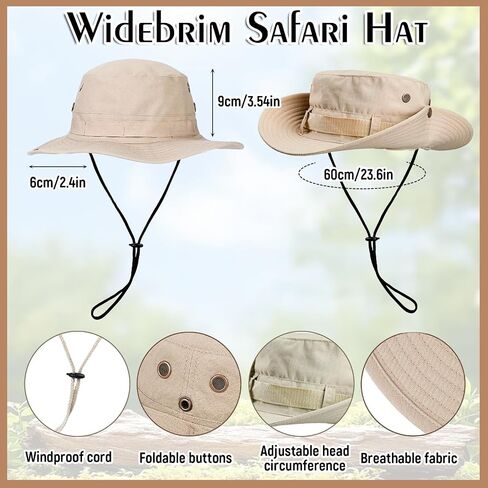 Carreuty 4 Pcs Women Safari Costume Outfit Sun Bucket Hat Leopard Scarf Leopard Bracelet Binocular Zoo Keeper Outfit Accessories Safari Accessories Set for Halloween Cosplay in Saudi Arabia