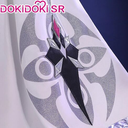 KIRA KIRA Genshin Columbina Cosplay Costume Doki-SR Game Genshin Fatui Harbinger Columbina Cloak Only Halloween Costume in Kuwait