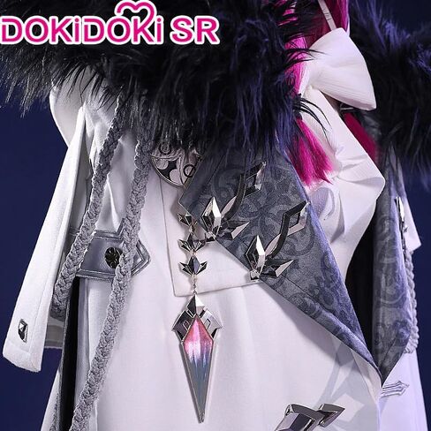 KIRA KIRA Genshin Columbina Cosplay Costume Doki-SR Game Genshin Fatui Harbinger Columbina Cloak Only Halloween Costume in Kuwait
