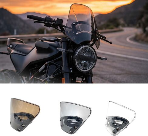 Windshield Windscreen Wind Screen Deflector Wind Shield Guard Competible With Svartoilen 401 250 Vitpilen 401 250 2018-2023 Accessories (Light Smoke) in Kuwait